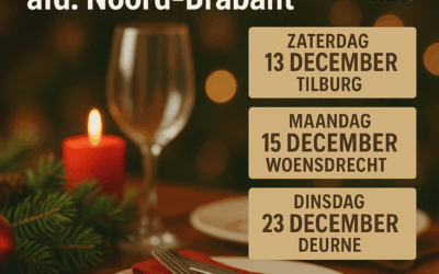 Vergeet u niet om tijdig aan te melden voor één van de kerstdiners.